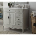 38 Daleville Bathroom Sink Vanity With Mir Distressed Grey