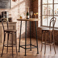 39.4 Bar Table Round High Top Pub Table Small Drink Cocktail Table For Bistro Kitchen Dining Room