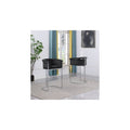 39.5 In.H Black Finish Low Back Metal Frame Barstool Velvet Seat Set Of 1 41