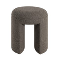 39.5 In.H Brown Finish Low Back Metal Frame Barstool Wood Seat Set Of 1 41