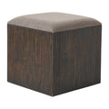 39.5 In.H Brown Finish Low Back Wood Frame Barstool Wood Seat Set Of 1 41