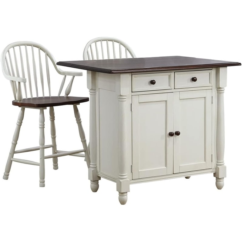 39.5 In.H White Finish Low Back Wood Frame Barstool Wood Seat Set Of 3 41
