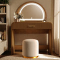 39 Makeup Vanity Table With Touch Screen Lighted Mirror Dressing Desk With Drawer Removable Mirror Design