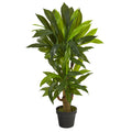 3 Corn Stalk Dracaena Artificial Plant Real Touch