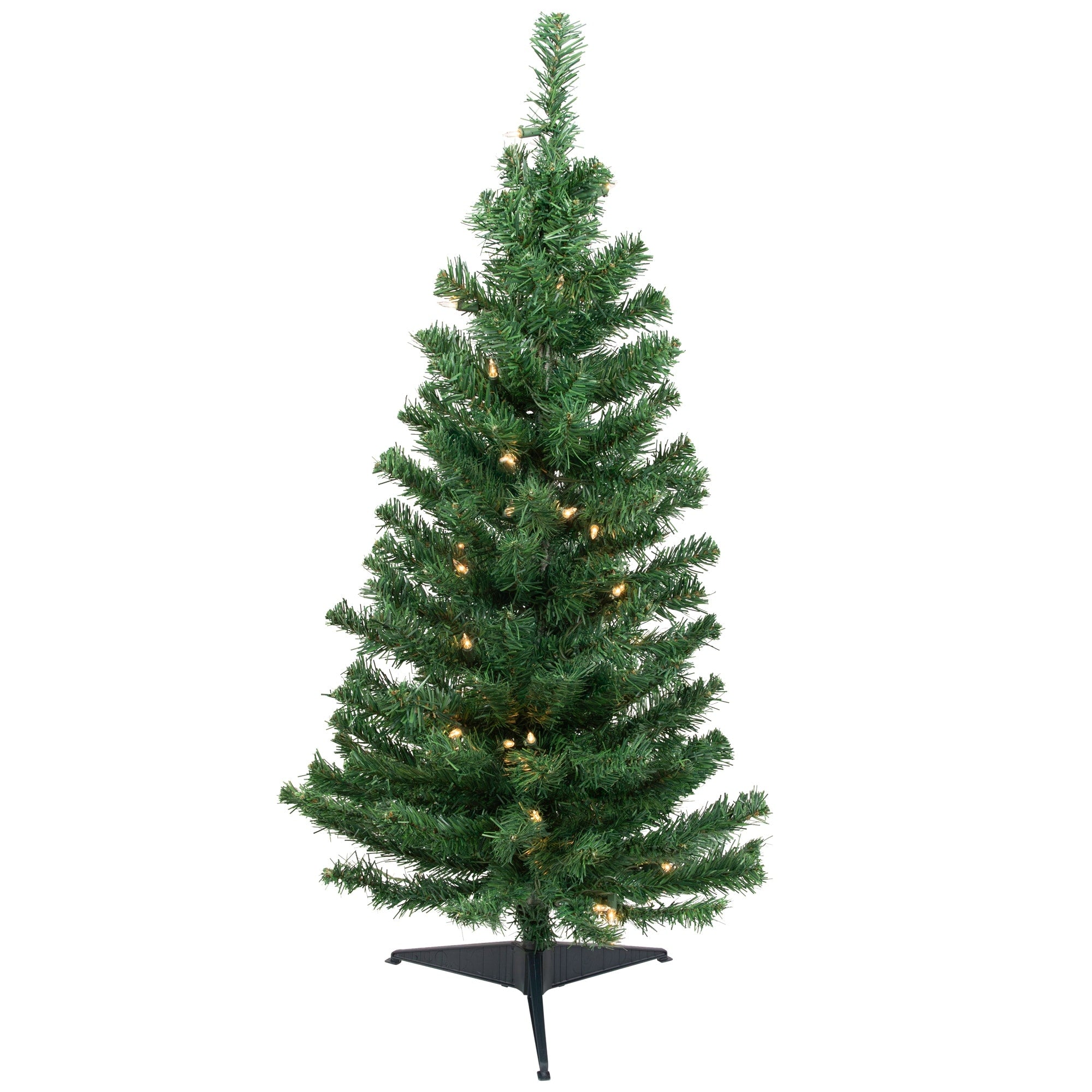 3 X 19 Pre Lit Niagara Pine Medium Artificial Christmas Tree Clear Lights