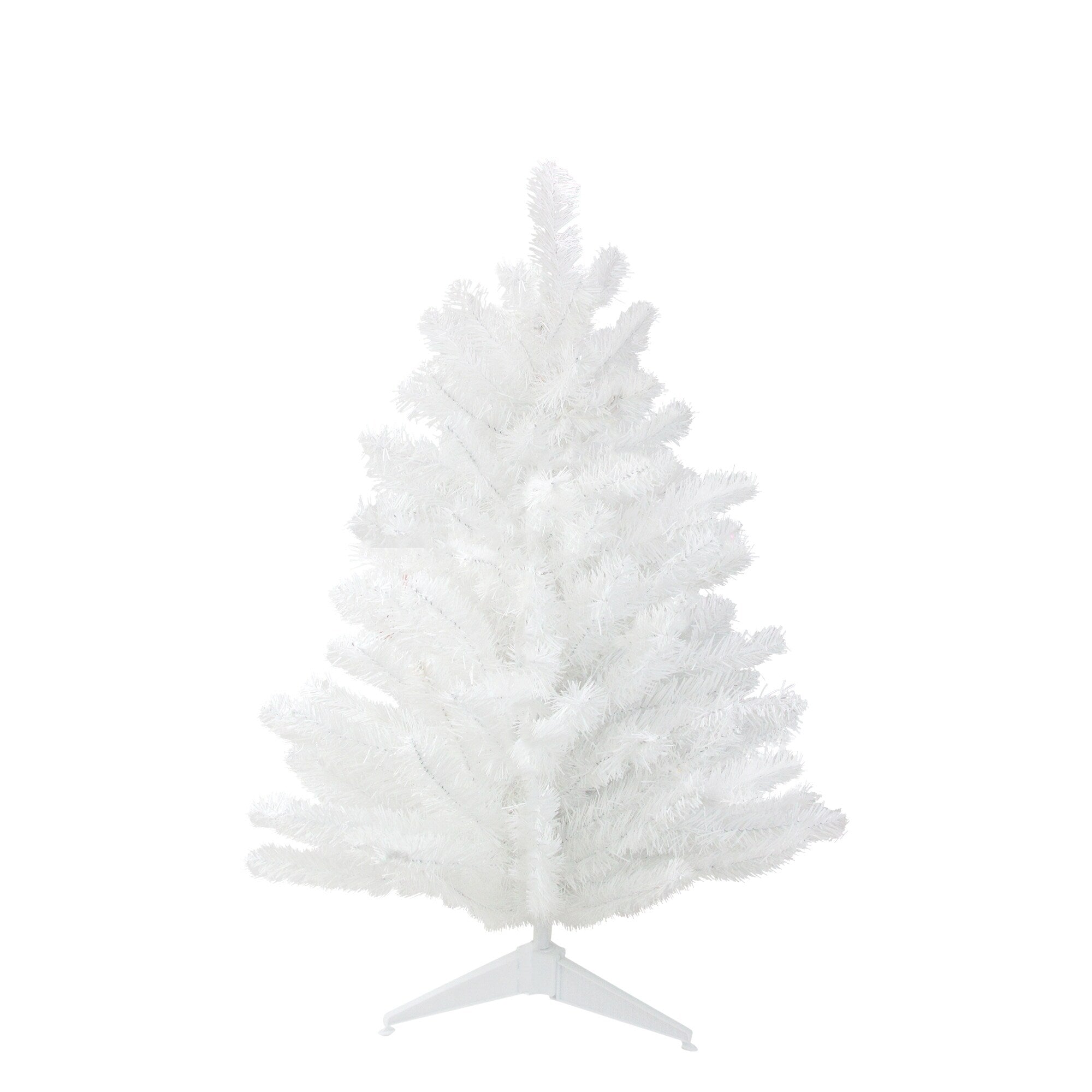 3 Snow White Artificial Christmas Tree Unlit
