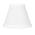 3X6X5 Chandelier White Linen Clip On Lampshade