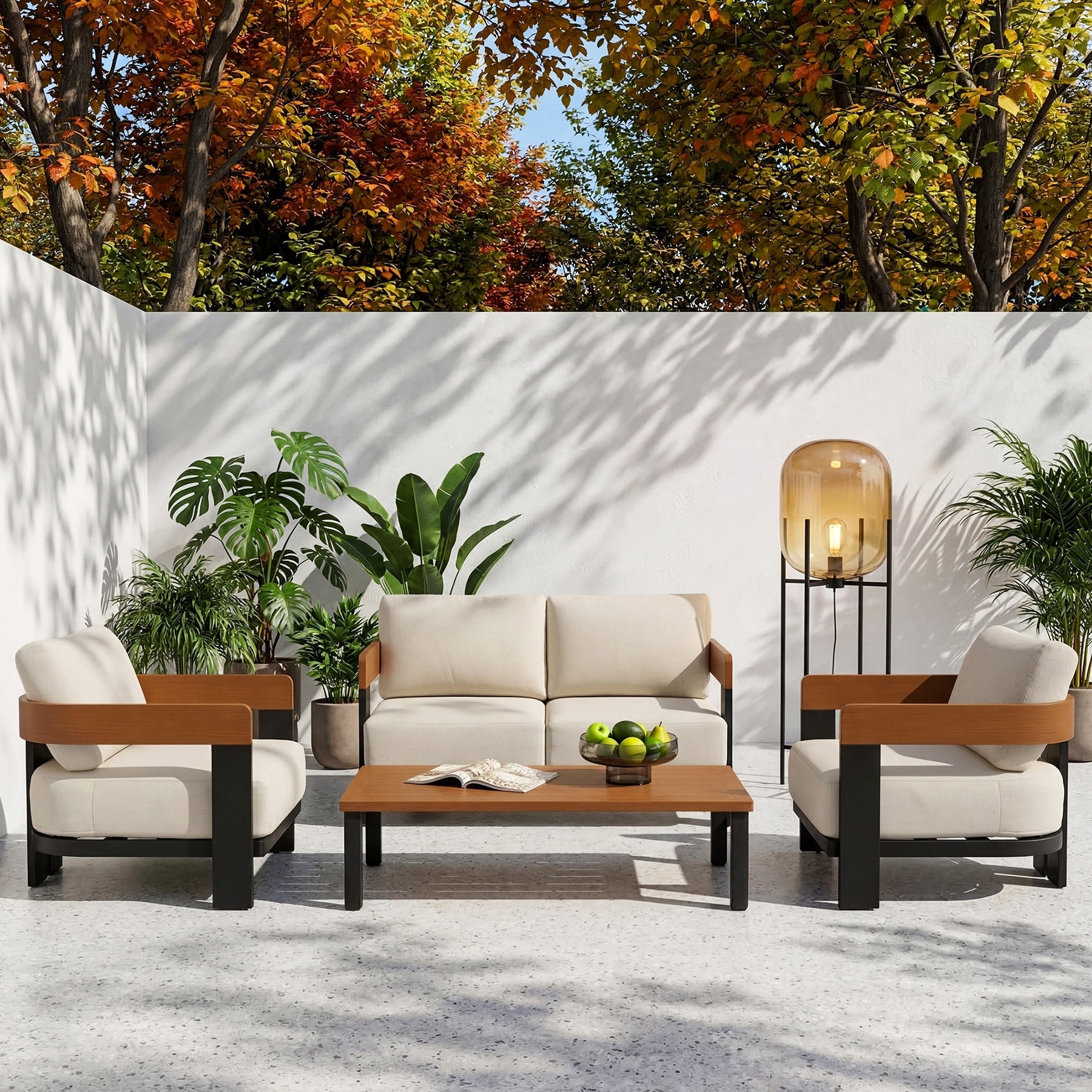 4 Person Outdoor Seating Group With Cushions