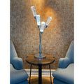 4 Crystal Cylinder Table Lamp L