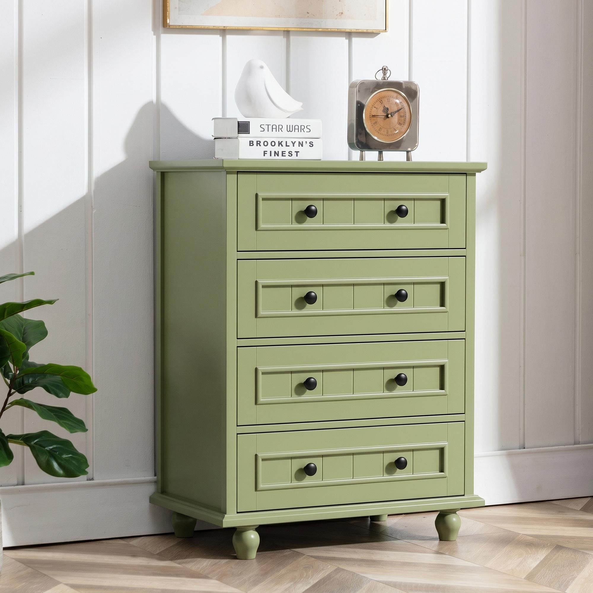 4 Drawer Dresser For Bedroom Storage Drawers