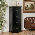 4 Drawer File Filing Cabinet Vertical File Cabinet Office Wood Filing Cabinet For A4 Letter Size Tall File Storage