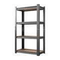 4 Layer Storage Rack Adjustable Height Wooden Shelf Suitable For Kitchen Garage Needs To Be Assembled