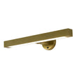 4 Light Satin Brass Wall Sconce With A White Frosted Acrylic Diffuser