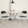Lancaster Home Vinyl And Metal Padded Folding Chair