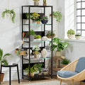 4 Tier Glass Display Shelf With Rgb Led Lights Metal Standing Curio Shelf With Adjustable Box And Hooks