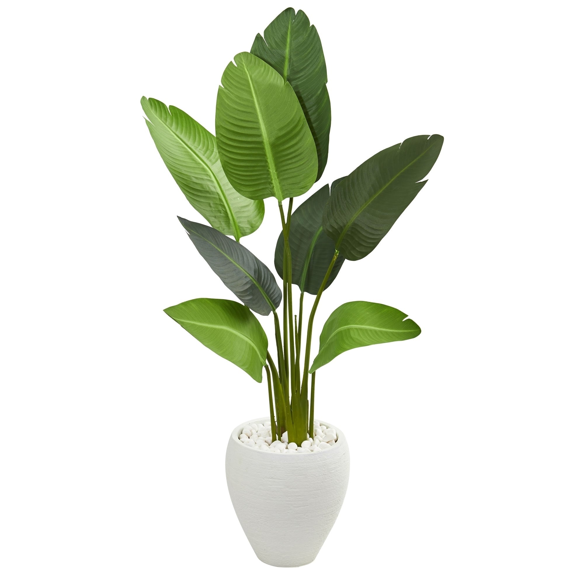 4 Travelers Artificial Palm Tree In Oval Planter H 4 Ft. W 24 In. D 20 In