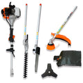 4 In 1 Multi Functional Trimming Tool 52Cc 2 Cycle Garden Tool System With Gas Pole Saw Hedge Trimmer Grass Trimmer
