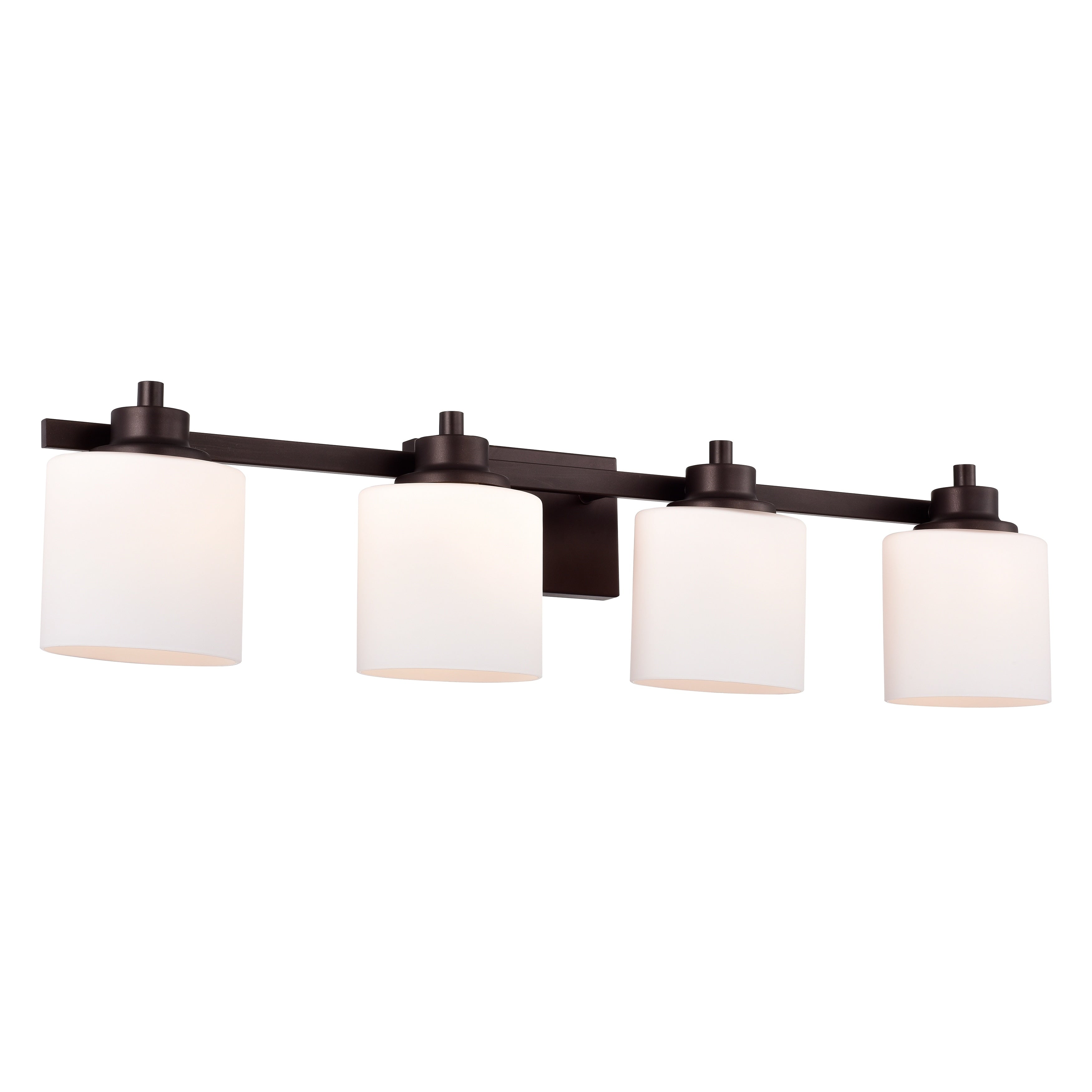 4 Light Oil Rubbed Bronze Bath Vanity Light
