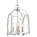 4 Light Polished Chrome Pendant 10 Inch Wide
