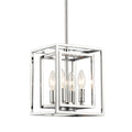 4 Light Polished Chrome Pendant