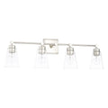 Capital Lighting Signature Collection 4 Light Polished Nickel Bath Vanity Light