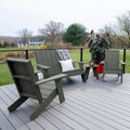 Porch Den Sagehen 4 Piece Adirondack Patio Set