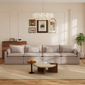 4 Seater Sofa Modular Cloud Couch Removable Sofa Cover Easy To Install For Living Room Apartment