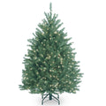 4.5 Ft. Dunhill Blue Fir Tree With Clear Lights