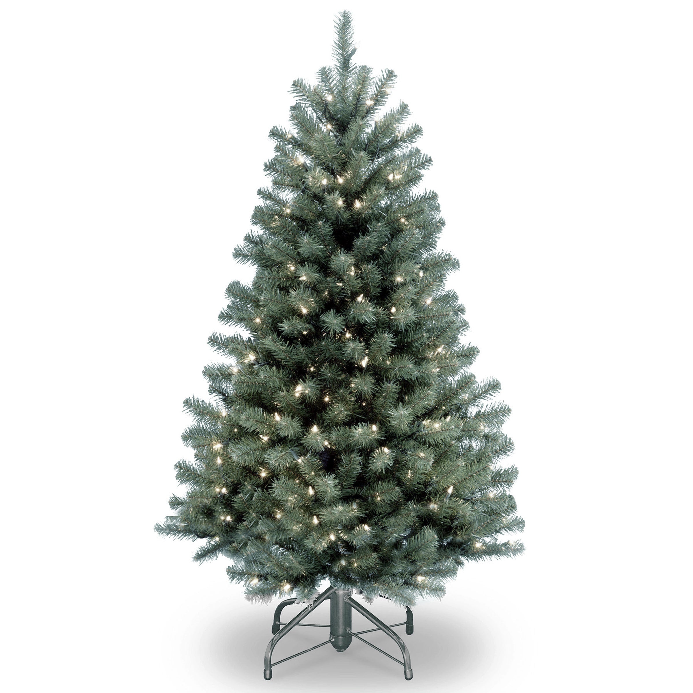4.5 Ft. North Valley Blue Spruce Tree With Clear Lights