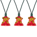 40 Count Red Bells With Musical Christmas Lights 13Ft Green Wire N A
