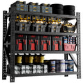 4000 Lbs Heavy Duty Garage Shelving 4 Shelf Adjustable Metal Storage Unit 4000Lbs Capacity Industrial Shelving For Warehouse