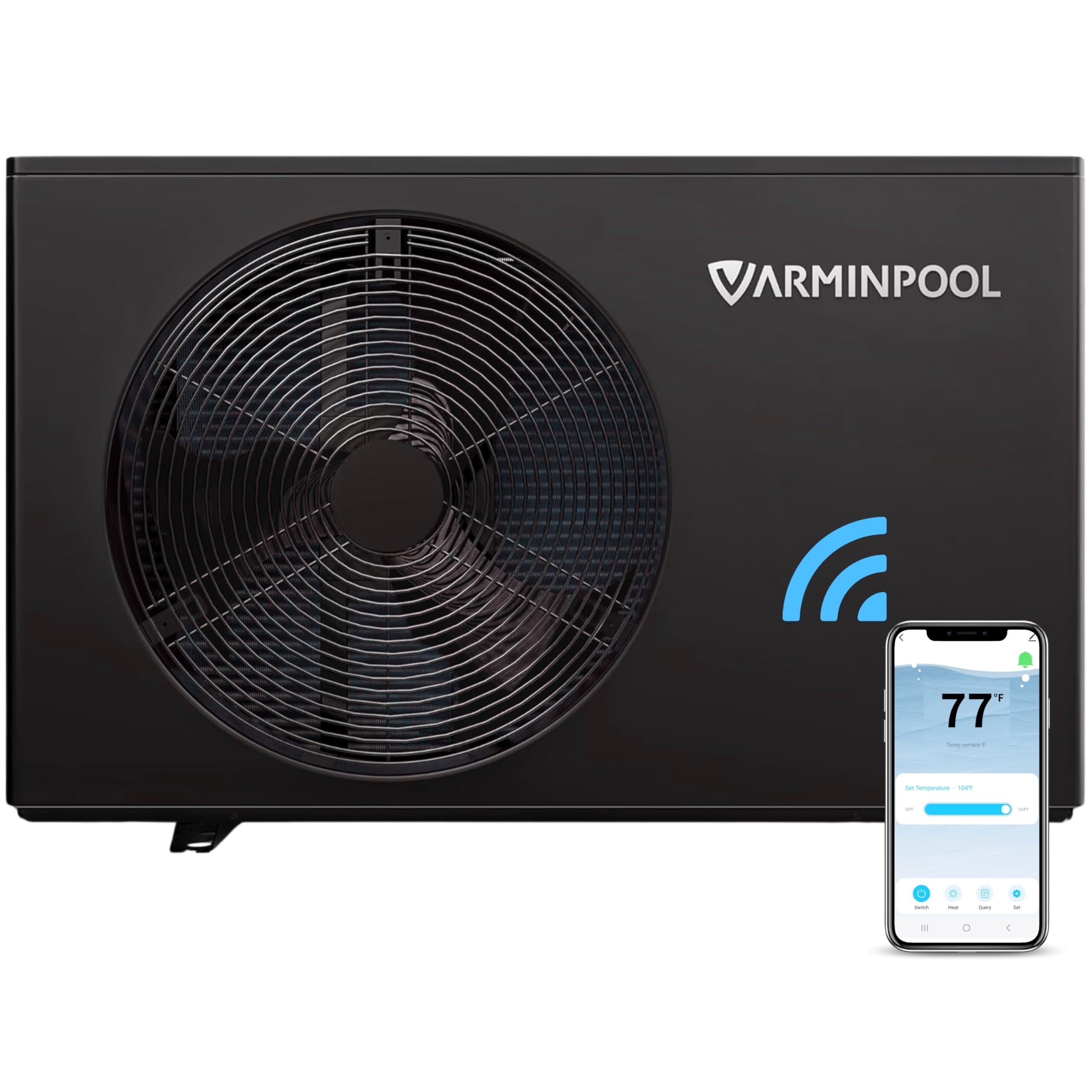 40000 Btu Pool Heat Pump For 13000 Gallon Swimming Pools 35 L X 14 W X 22 H