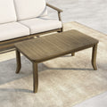 40 W Rectangular Solid Teak Outdoor Coffee Table