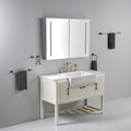 40 W X 30 H Led Large Rectangular Aluminum Alloy Surface Mount Medicine Cabinet With Mirror