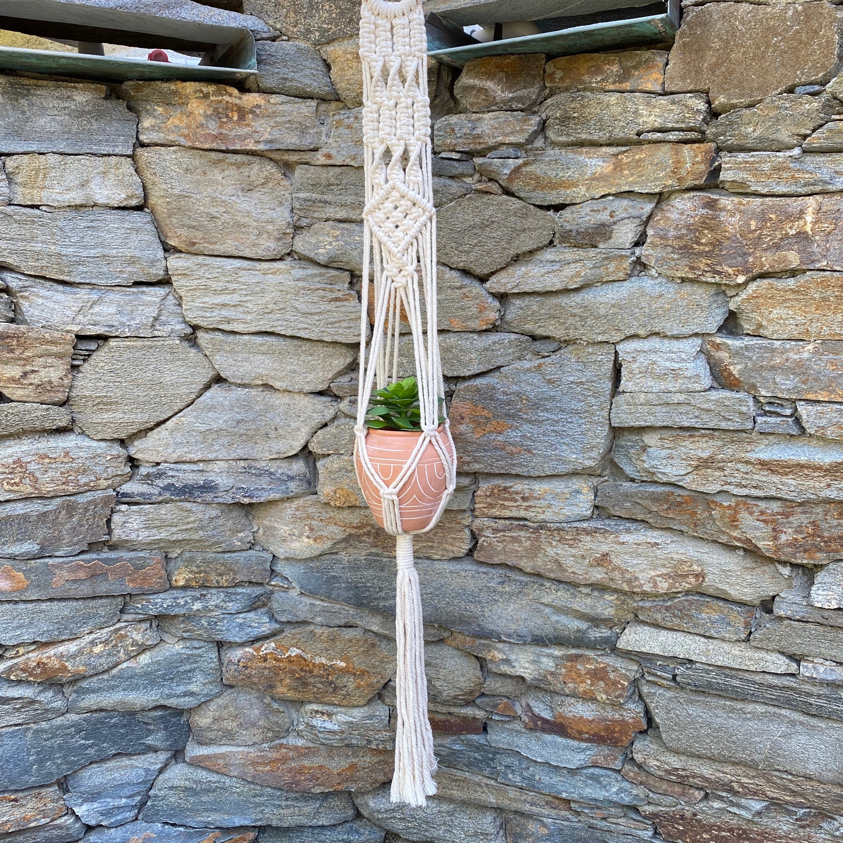 40 L Macrame Plant Hanger