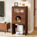 41.34 H Cat House With Acrylic Flip Door Storage