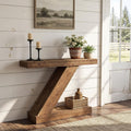 41.3 Console Table Small Sofa Entryway Accent Table Hallway Behind Sofa Table 41.3 L 11.8 W 31.8 H