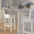 41.5 In.H Gray Finish Low Back Wood Frame Barstool Polyester Seat Set Of 1 43