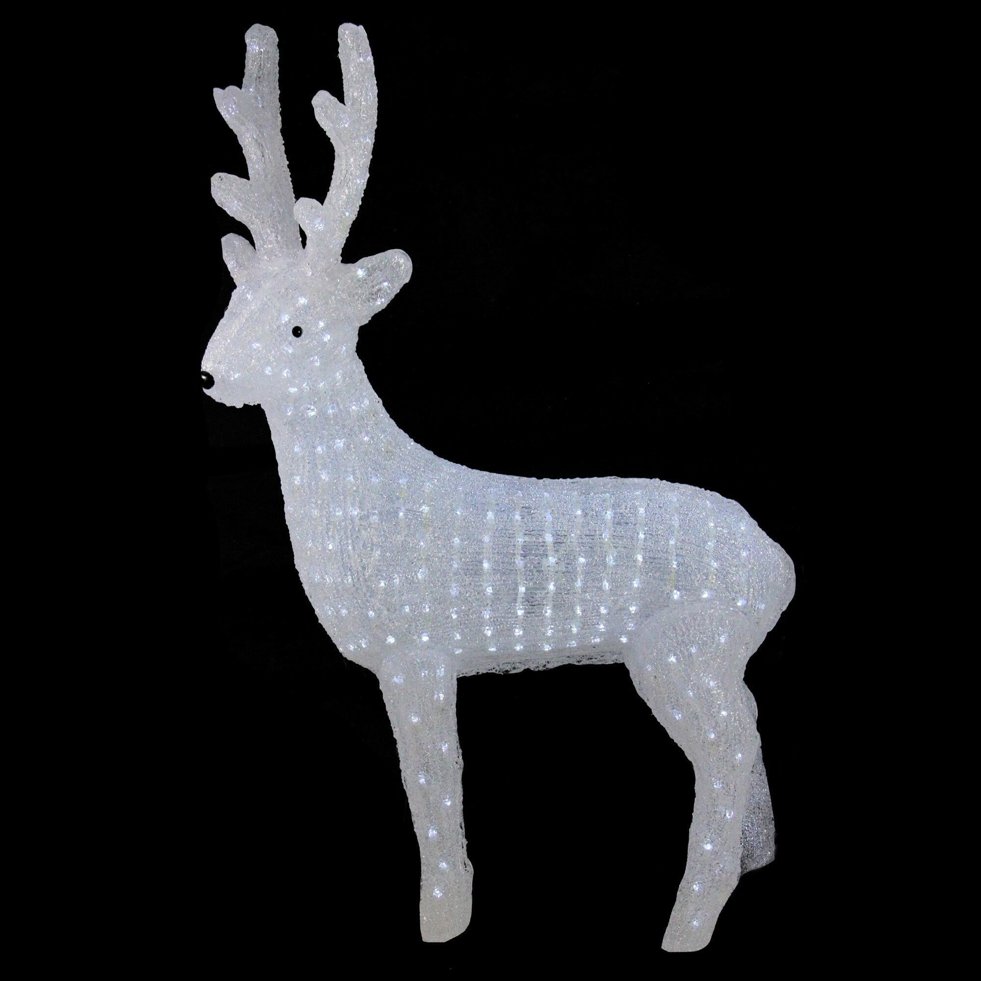 41 Lighted Commercial Grade Acrylic Reindeer Christmas Display Decoration