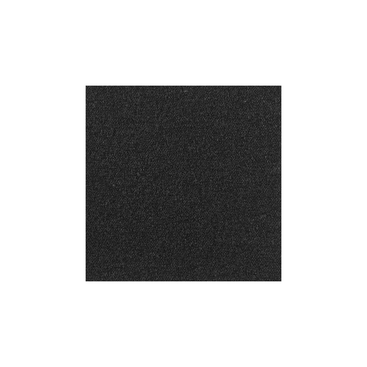 42 In.H Black Finish High Solid Back Armless Dining Chair With Fabric Seat Material