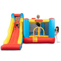 420D Oxford Cloth Inflatable Castle Jump N Slide Bounce House With Blower 191 176Cm