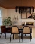 Azalea Blue Velvet Dining Chair