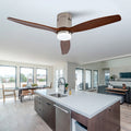 42 Modern Ceiling Fan With Reversible Motor Dimmable Light