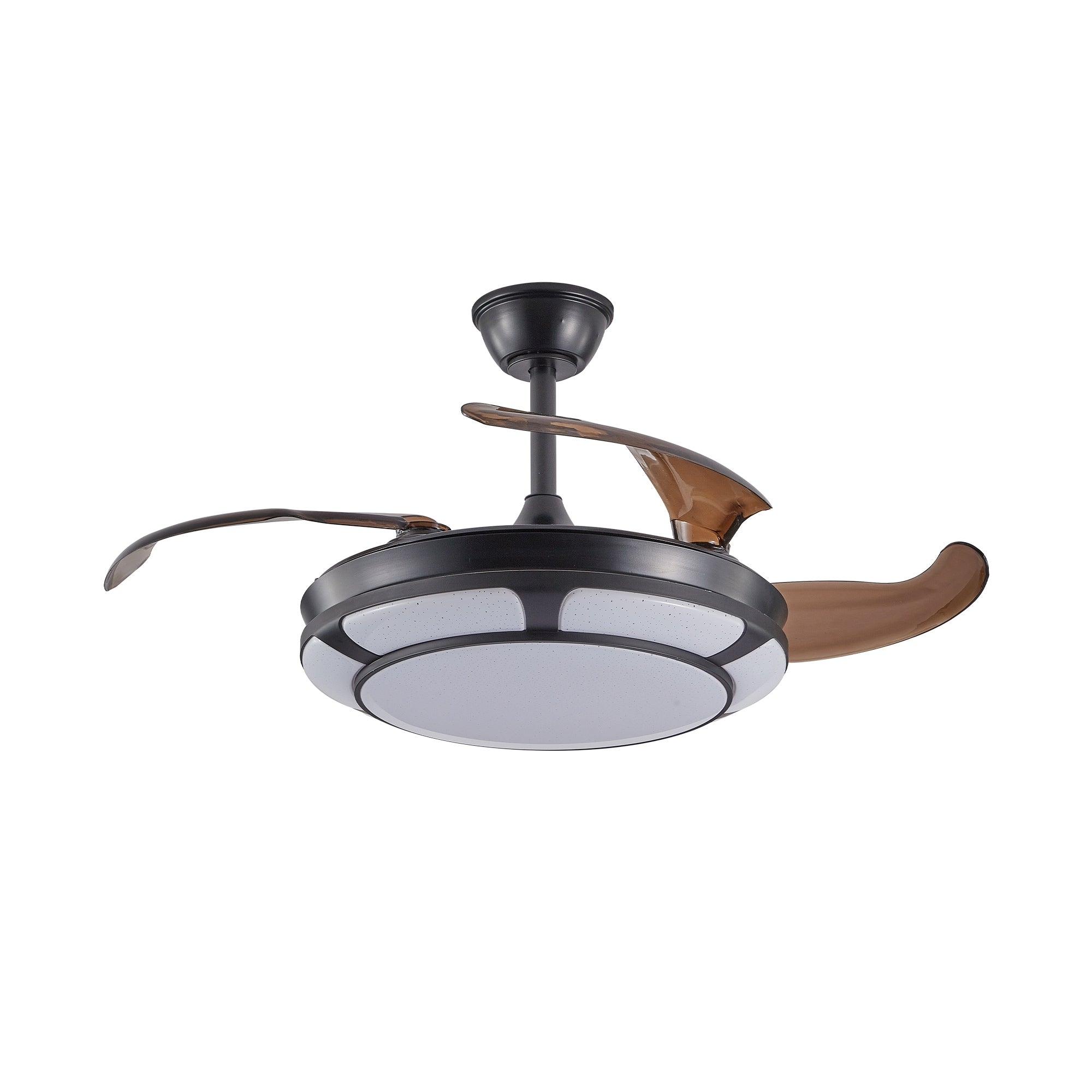 42 Retractable Ceiling Fan With Light Remote Control