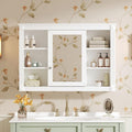42 Wall Mounted Bathroom Storage Cabinet With Mirror