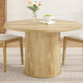 43 Inch Round Wood Kitchen Table For 4 People
