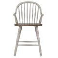 43 In.H Brown Finish Low Back Wood Frame Barstool Wood Seat Set Of 2 44.5