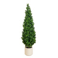 44 In Uv Resistant Artificial Boxwood Topiary