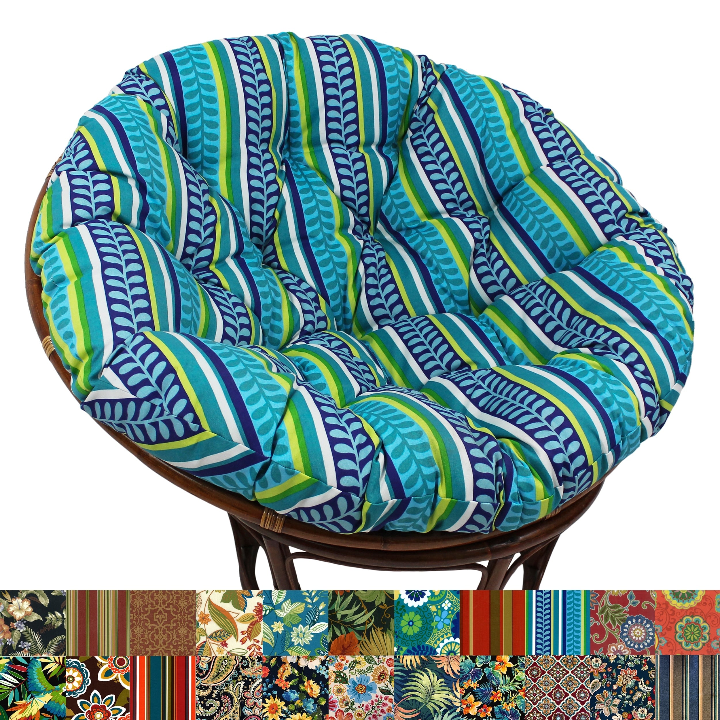 Blazing Needles 44 Inch Indoor Outdoor Papasan Cushion