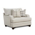 Basic Off White Wool Chair And A Half